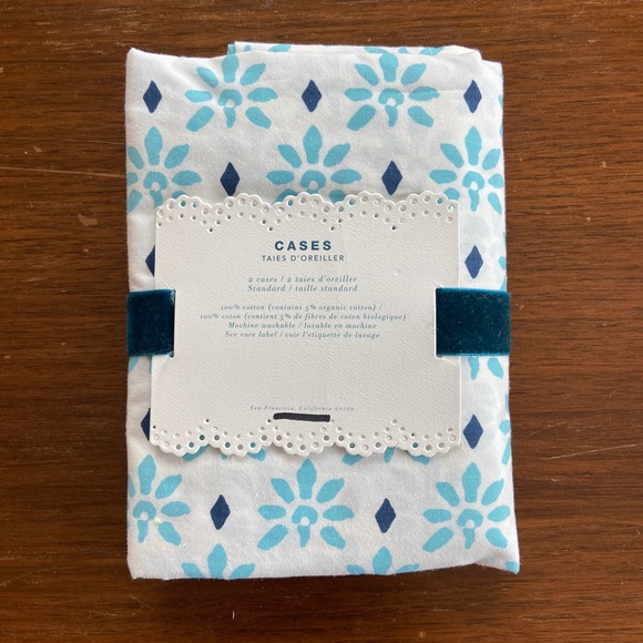 *SOLD* Pottery Barn Teen Lennon & Maisy Bohemian Block Print Pillowcases - Picture 3 of 7